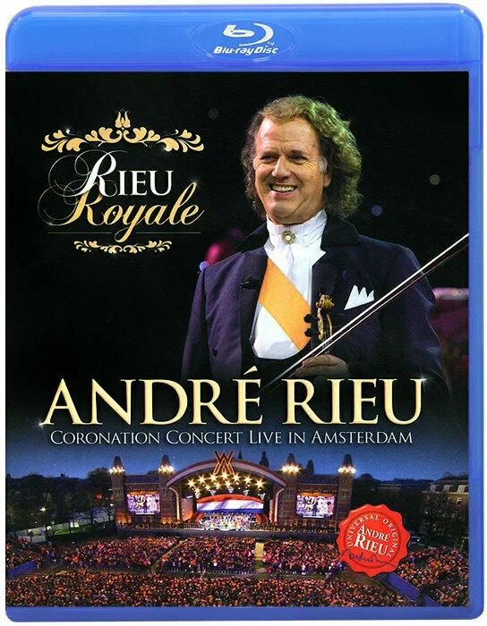 Andrе Rieu - Rieu Royale Coronation Concert Live in Amsterdam /2013/ музыка классика концерт Blu-ray диск