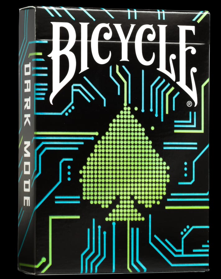 Игральные карты Bicycle Dark Mode, черный, 63х89 мм