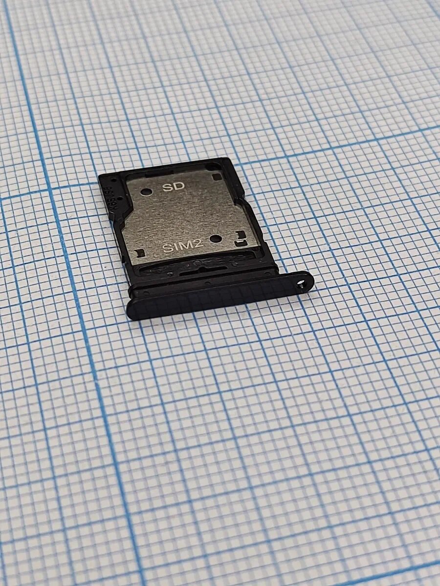 Держатель SIM-карты Xiaomi Redmi Note 11 Pro 4G / 5G (черный) лоток слот