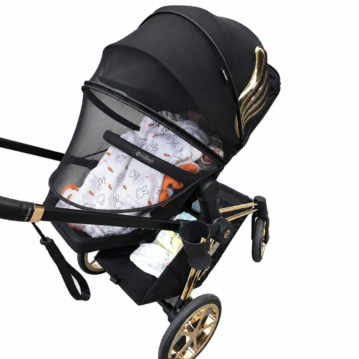 Москитная сетка для детских колясок Cybex Priam, Mios, Balios, универсальная, черный цвет