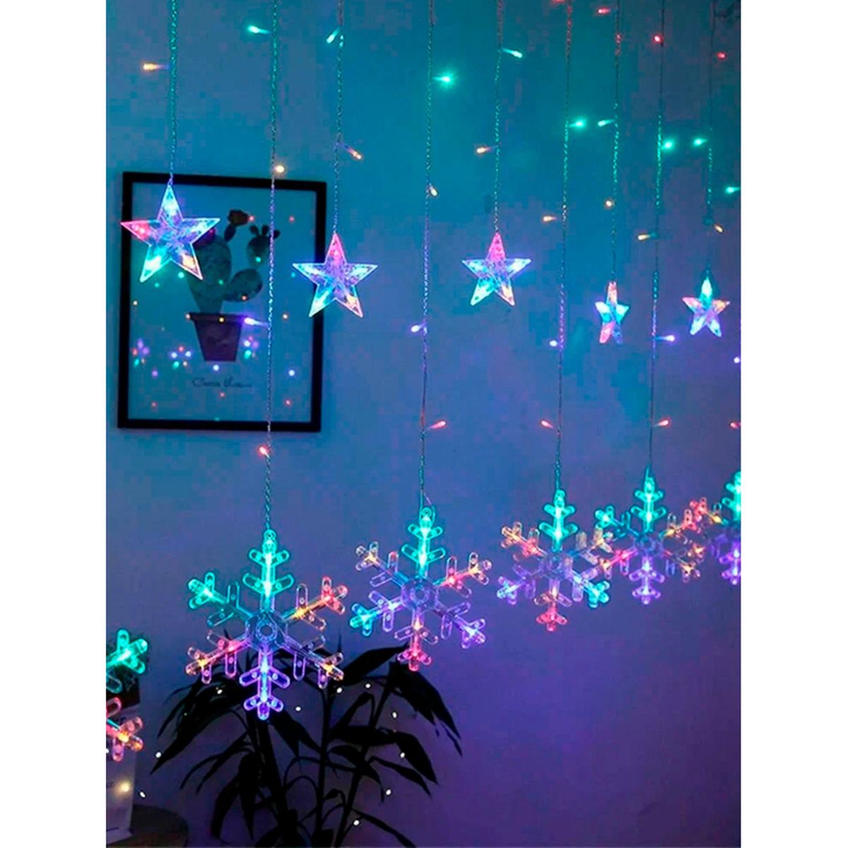 Гирлянда светодиодная на 138LED ламп,300x70,220 B,8реж, IP20,93406 (2118726)
