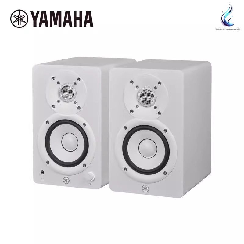 Студийные мониторы Yamaha HS4, активная акустика 2.0, белая, пара