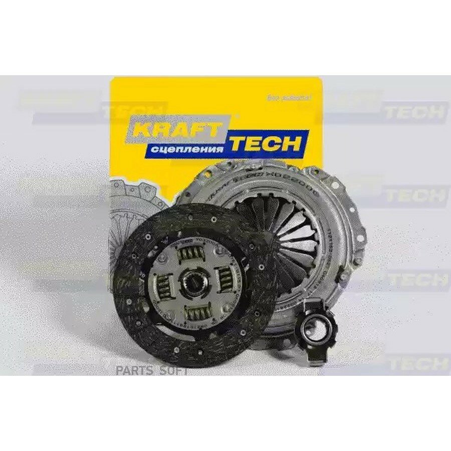 Сцепление LADA 2110-2112 1,5 W03200C от официального дистрибьютора, KRAFTTECH, артикул W03200C