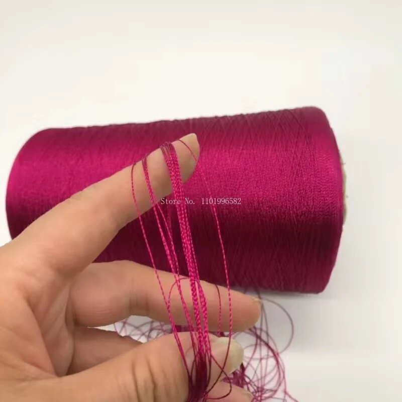 Пряжа Tencel 500г для вязания крючком Oriental plum red
