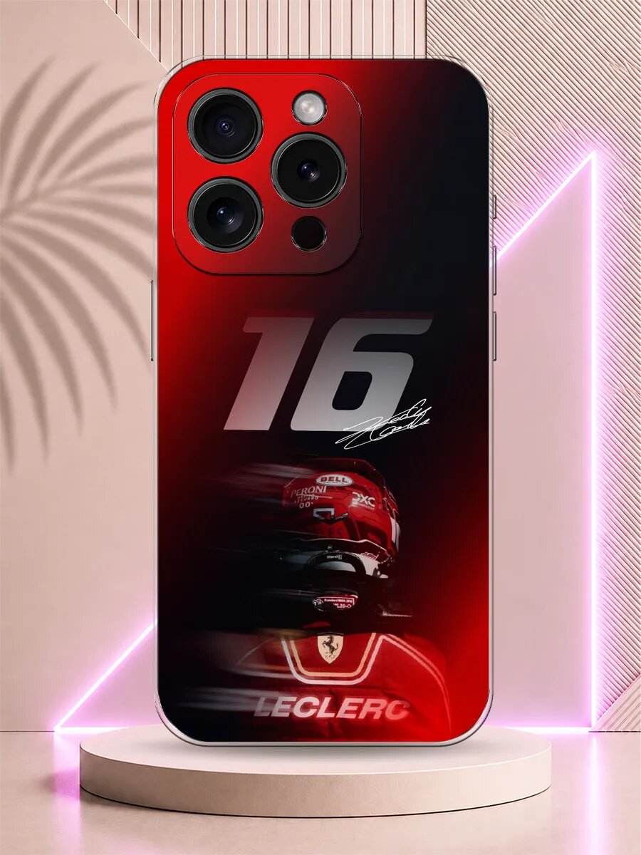 Чехол на iPhone 15 Pro Max Шарль Леклер