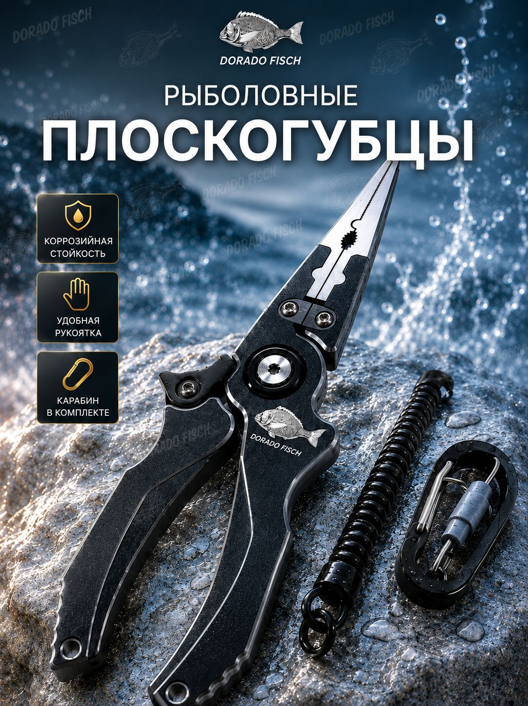 Плоскогубцы рыболовные — другие оснастки для рыбалки — оснастка
