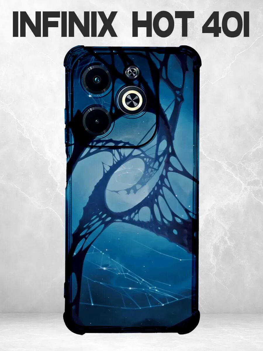 Чехол на Infinix Hot 40i с принтом аркейн
