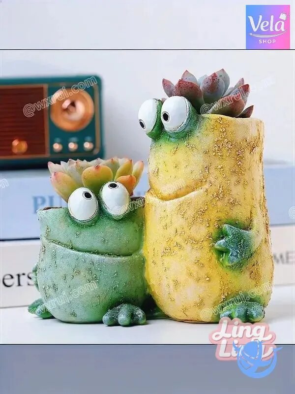 Качественный минигоршок для суккулентов в мультяшном стиле применяется.