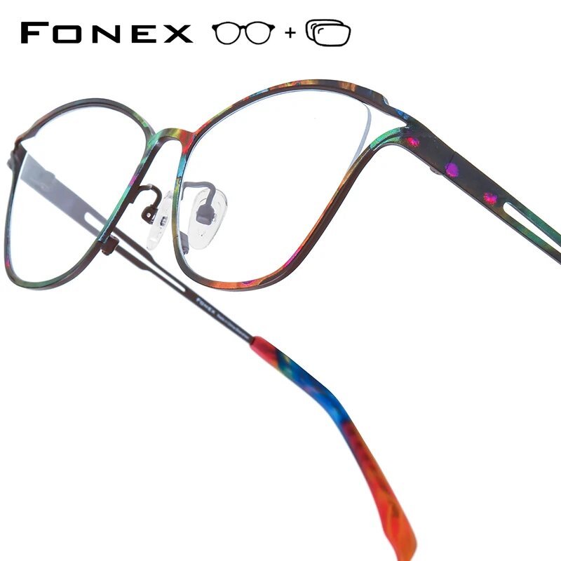 FONEX прогрессивные фотохромные очки для близорукости Dark Brown C6, 1.67, Прогрессивный, Нет