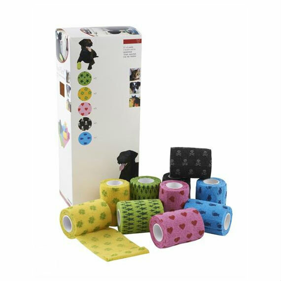 Kruuse Fun-Flex Summer Бинт самофиксирующийся 5 см х 4,5 м 10 шт