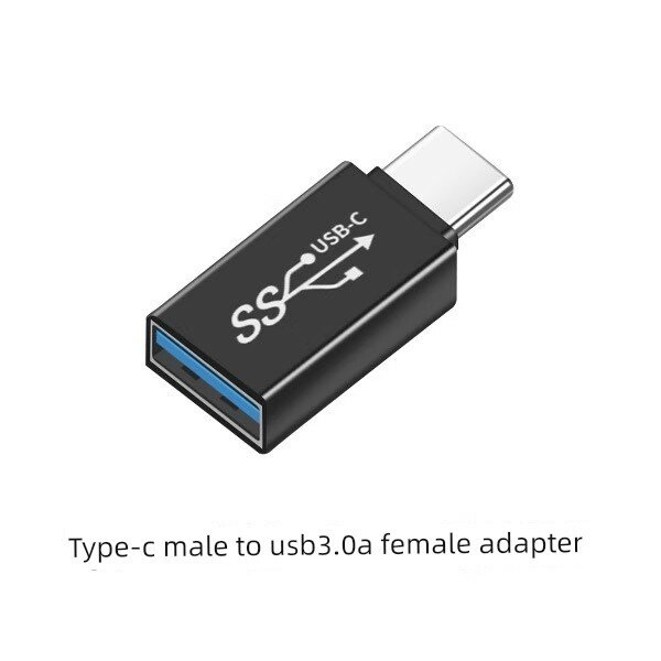 Адаптер USB 3.0 к Type-C с передачей данных 5Гбит/с, длина 0.2 м для смартфонов и планшетов
