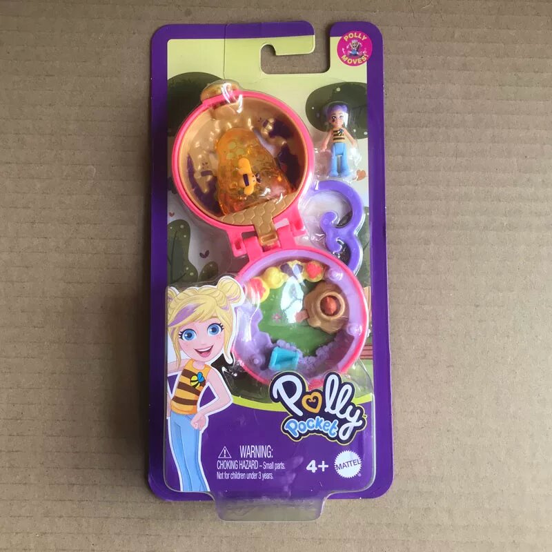 Polly Pocket Mini GNG58 GTM63 Тема улья - Детская игрушка на день рождения с 5 фигурками