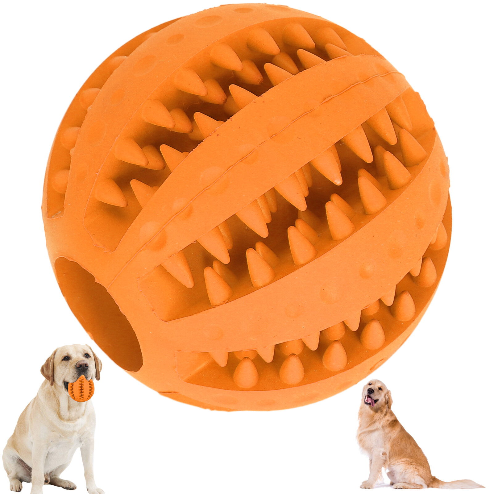 Игрушка для собак и кошек, водянойmelon Molar Ball, 10 см, с возможностью подсыпки лакомств, увеличивает активность животных
