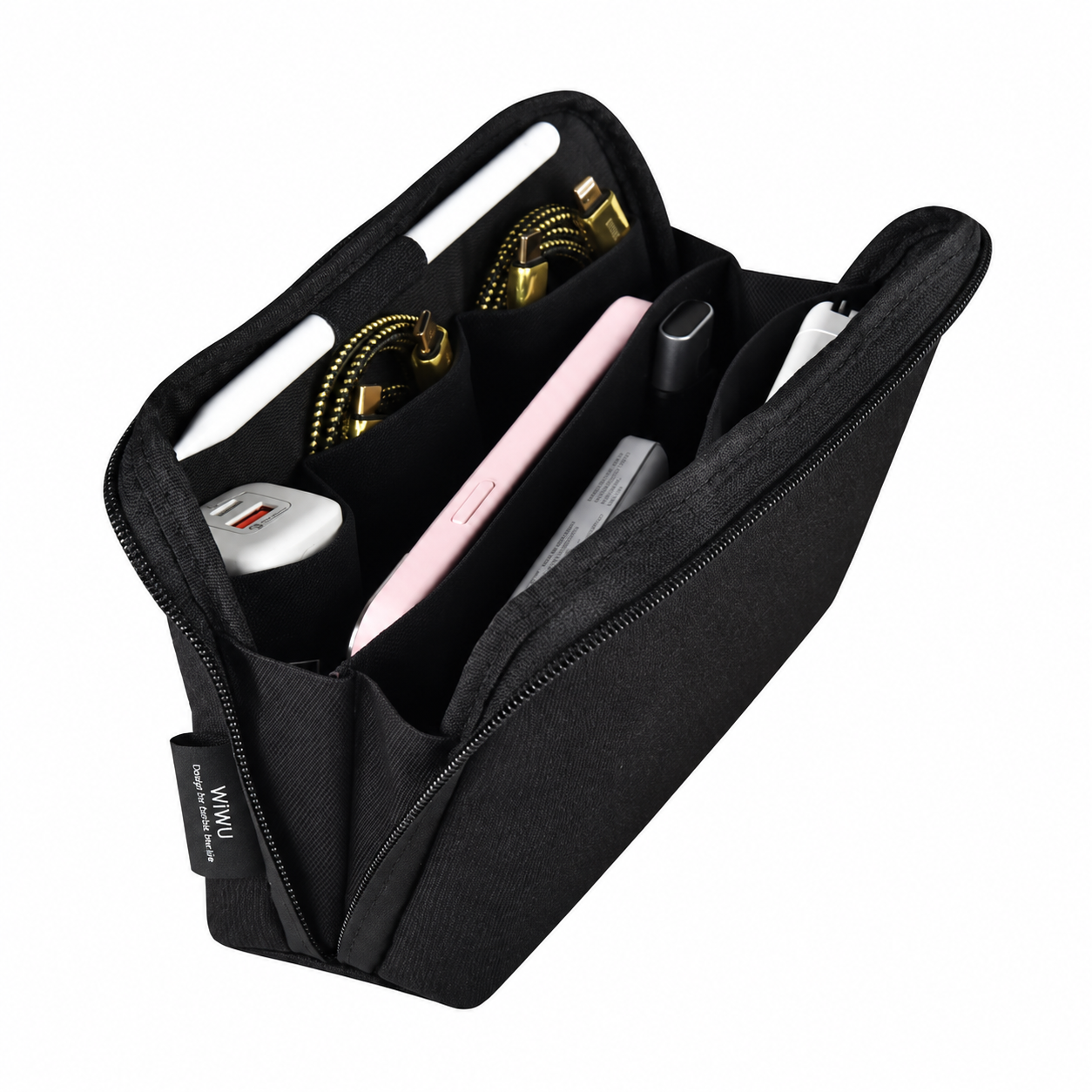 Сумка органайзер WIWU Alpha Tech Pouch Bag (23x13x16,5 см) Black