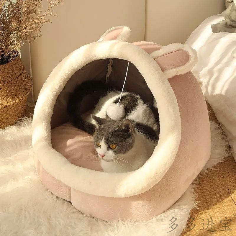 Корзина для домашних животных, удобная кроватка для котенка, подходит для мелких животных, S