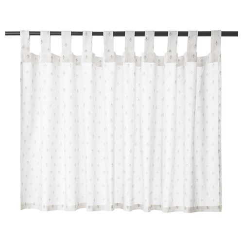 IKEA Тюль на завязках 150x50 см белый-