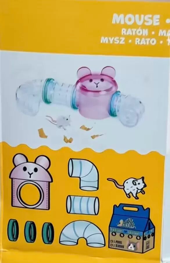 Miniverse Миниатюрная игрушка-шар для домашних животных, симуляция животных, указанная деталь для трубчатой мыши,