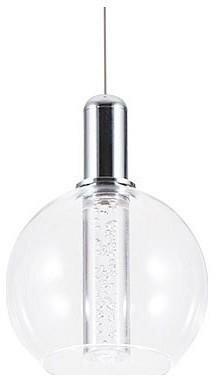 Подвесной светильник Arte Lamp Valley A1023SP-1CC цвет плафона подвески Прозрачный, цвет арматуры Хром