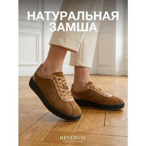 фото Кеды reversal, размер 37, оранжевый, черный, коричневый