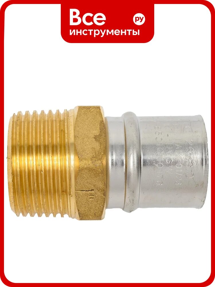 Переходник с наружной резьбой STOUT 1х26 прессовой SFP-0001-000126 RG008S95VRRCCD