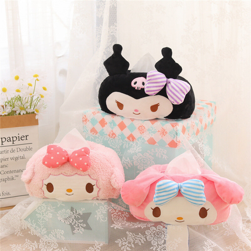Новый стиль чехол для тканевых коробок My Melody со свиньей, 32x15 см, для домашнего декора