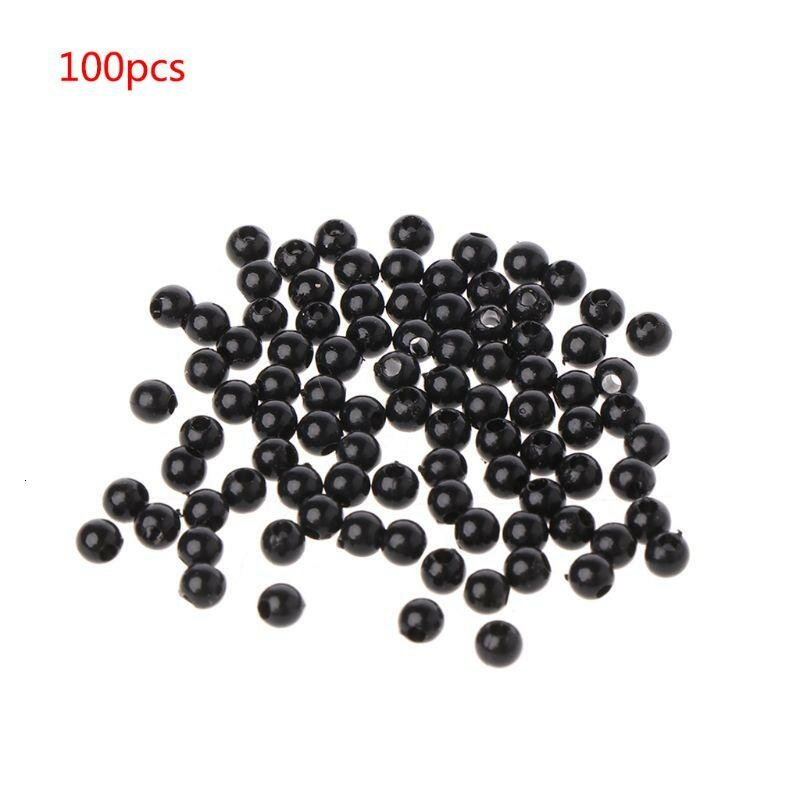 100 шт. 3-12 мм Черные безопасные глазки для кукол и игрушек, 4MM