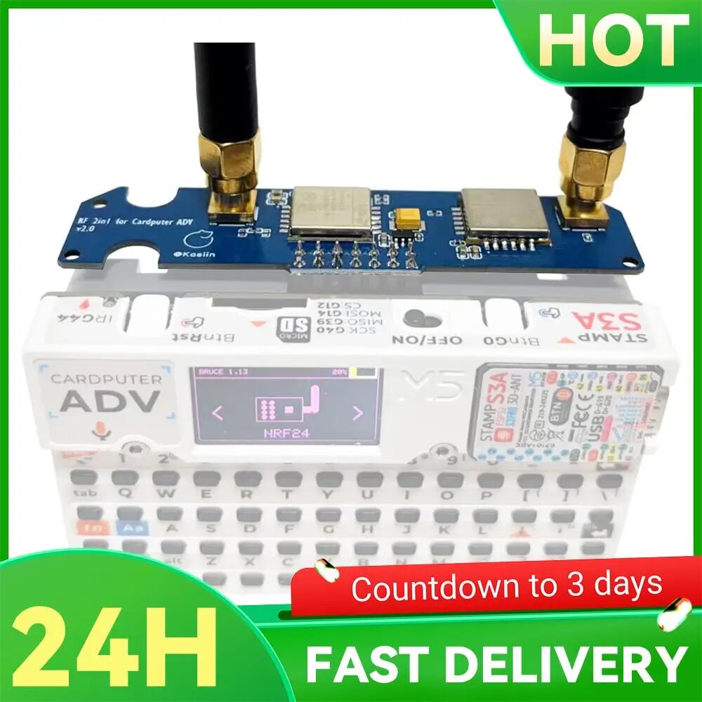 Модуль RF 2-в-1 APWIKOGER для M5stack Cardputer ADV 2.4G/433M