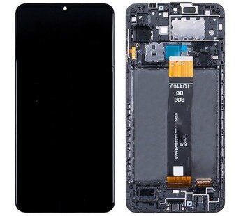 Дисплей для Samsung A127F (A12 Nacho) модуль Черный - OR Ref. (SP) + набор инструментов и клей