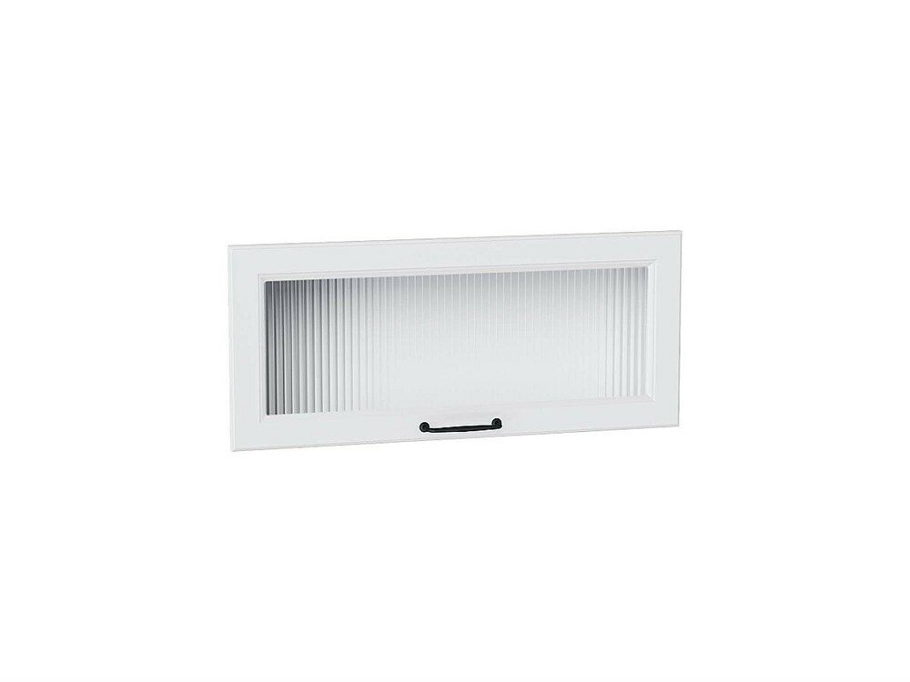 VVT Комплект фасадов Ницца Royal со стеклом Moru для каркаса Ф-88 ВГ800 В*Ш*Г 354*796*16, фасад МДФ/Стекло Blanco Blanco