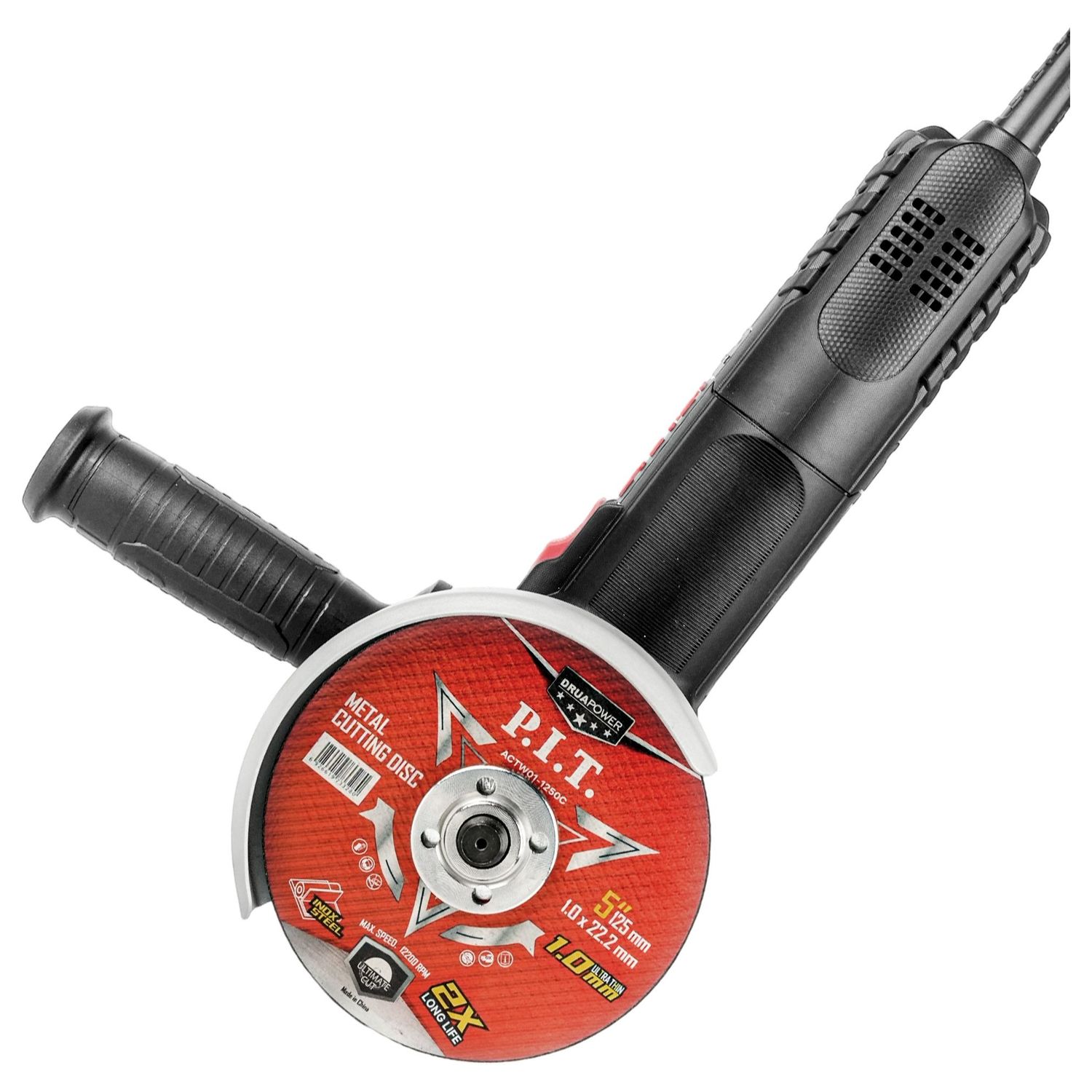 Угловая шлифмашина P.I.T. PWS125-C9, 850 Вт, 125 мм