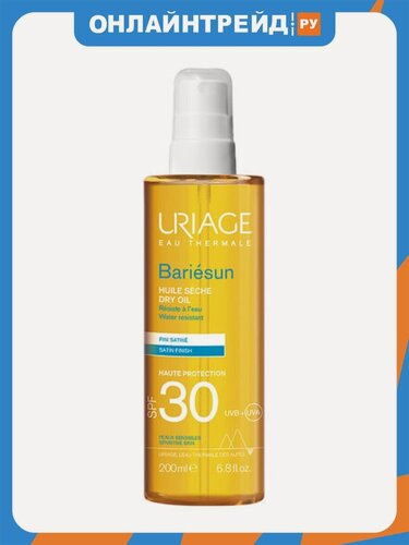 Изображение товара Солнцезащитное масло-спрей Uriage Bariesun SPF 30, 200 мл