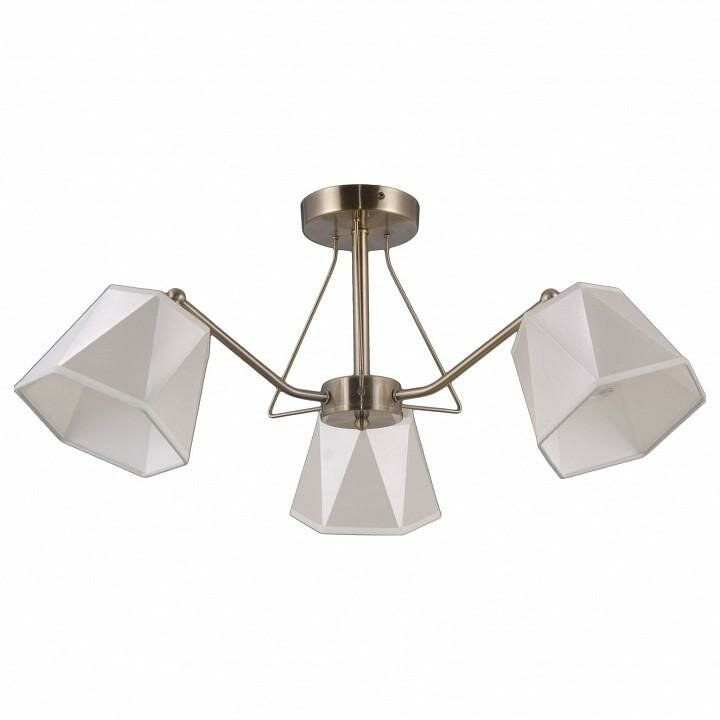 Люстра Omnilux Rapallo OML-65007-03 цвет плафона подвески Серый, цвет арматуры Бронза