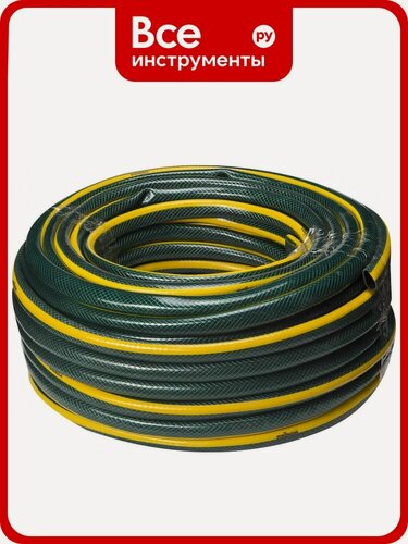 Изображение товара Шланг поливочный STANDARD (3-х слойный, 15 атм, 3/4", 50 м) Grinda 429000-3/4-50, полива садово