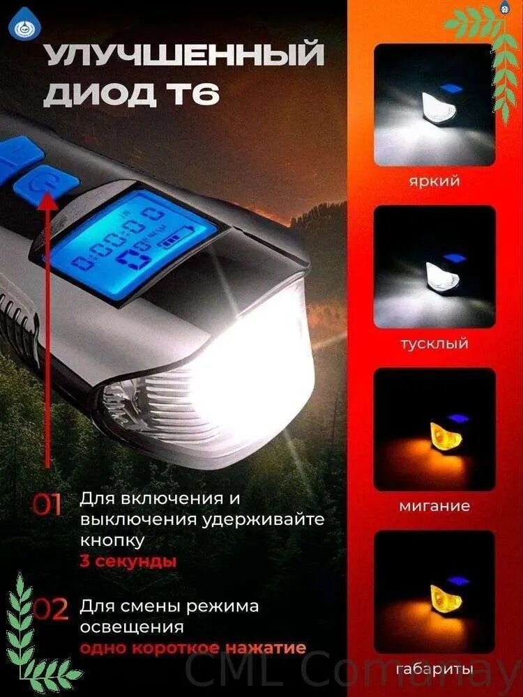 Фонарь для велосипеда — фото 1