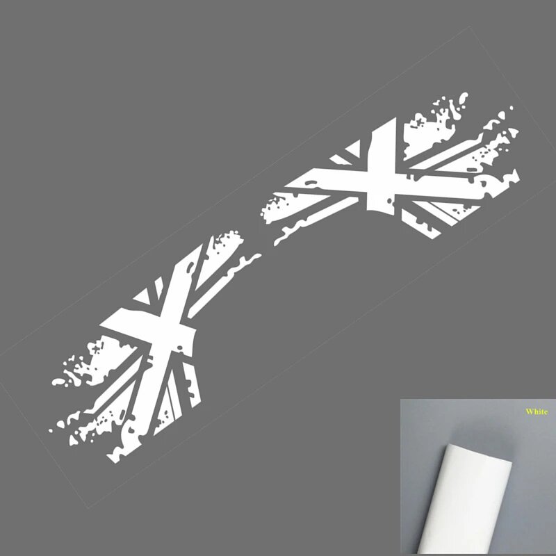 Наклейка с графикой Union Jack для декора кузова автомобиля, виниловые наклейки на двери для White