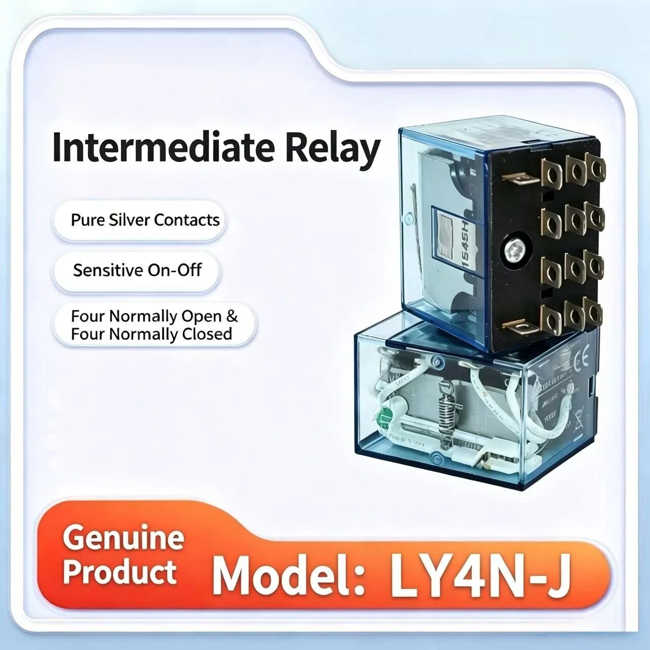Оригинальное реле Omron LY4N-J AC220V 110V DC24V 12V LYN-J (DC24V)