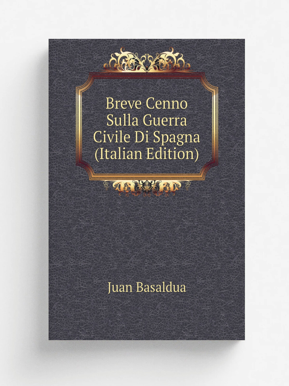 Breve Cenno Sulla Guerra Civile Di Spagna (Italian Edition) | Juan Basaldua | Репринт