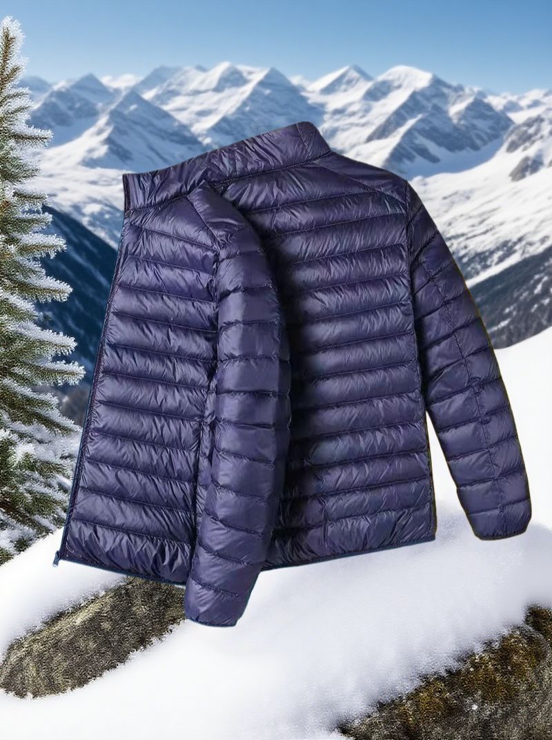 Пуховик  Осень-зима, размер XL-2XL 60-67.5 кг, бордовый — фото 1