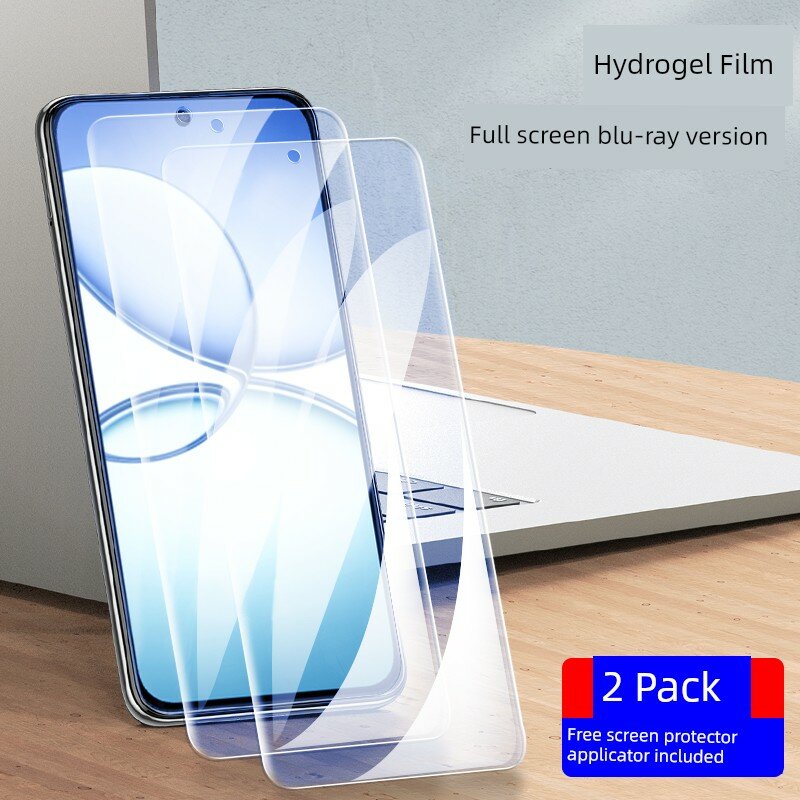 2-шт. водяная гель пленка с синим фильтром для Realme 13, анти-пузырьки, защита глаз