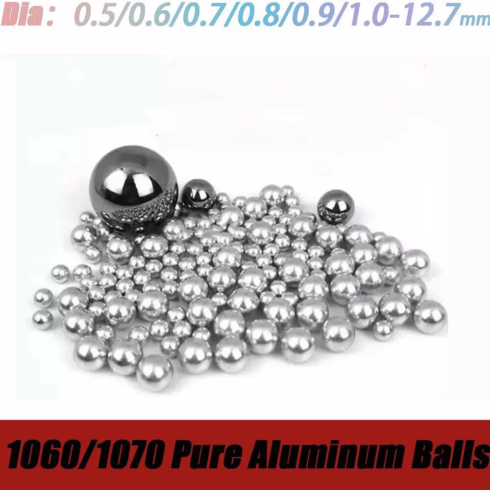 Алюминиевые шарики 1060/1070 0.5-30мм 12.7mm-10Pcs