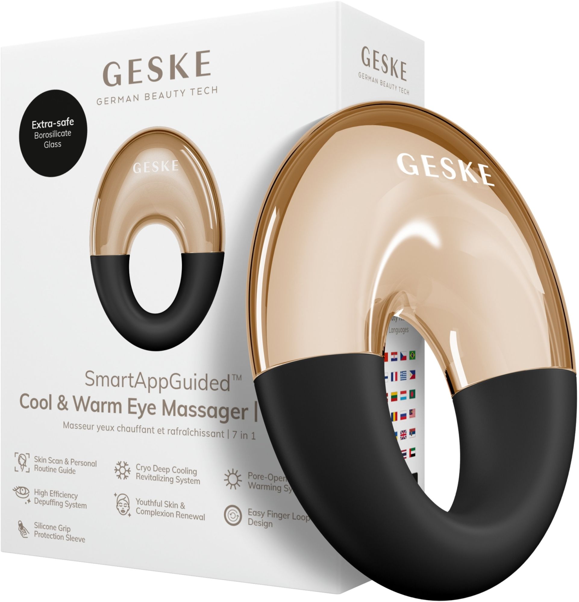 Geske Многофункциональный массажер для глаз 7 в 1Multifunctional eye massager 7 in 1