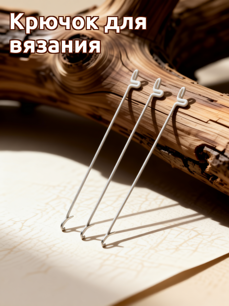 Иглы Для Бисера С Трёхгранной Крючком Из Нержавеющей Стали 3 Штуки Серебристый Цвет 3 Pcs