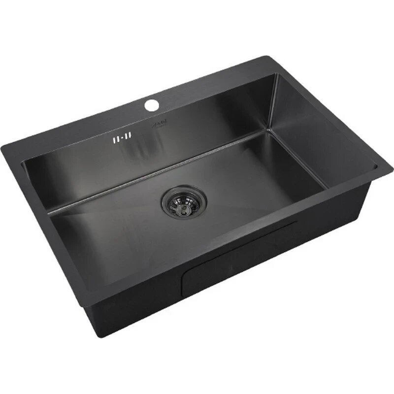Мойка для кухни ZorG Grafit PVD 7551 GRAFIT Графит нержавеющая сталь