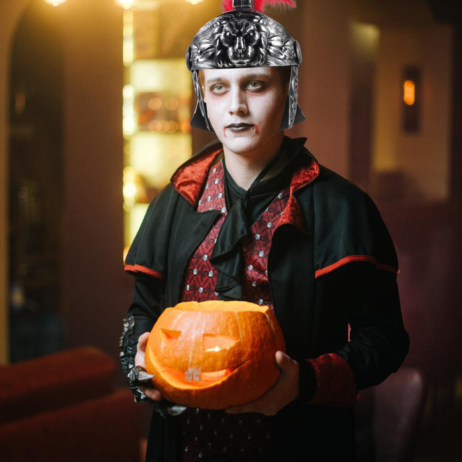Римский Солдатский Шлем Для Косплей И Праздничных Мероприятий 29.00X22.00X20.00Cm