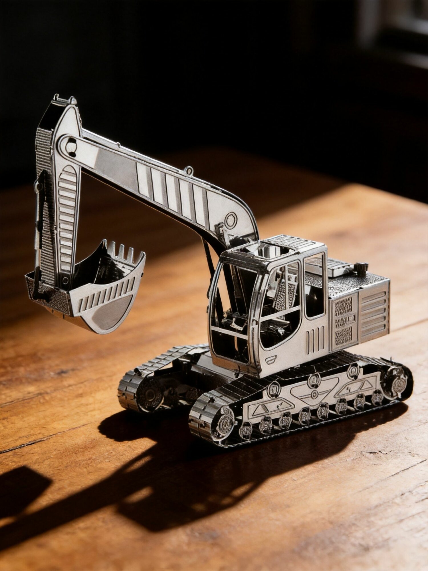 Металлический 3D-конструктор Экскаватор, сборная модель DIY, головоломка и подарок, 14+