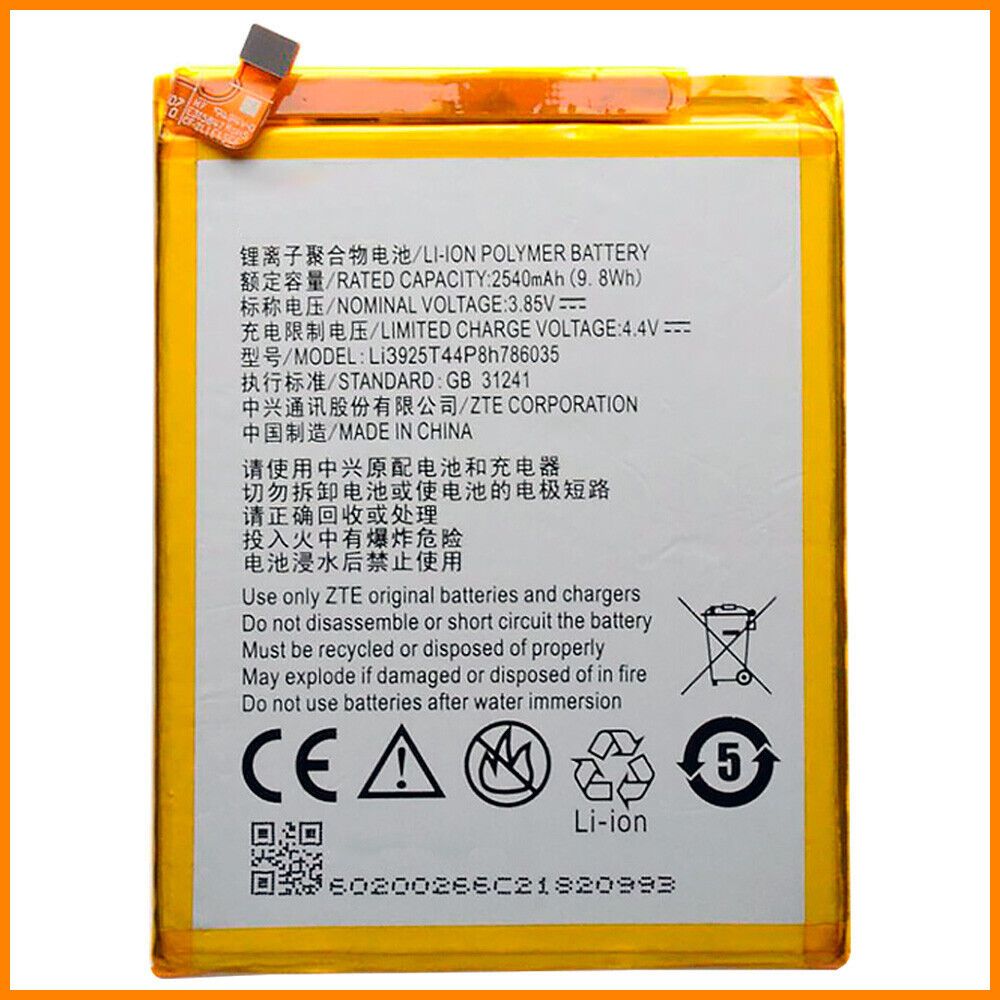 Аккумулятор для телефона ZTE Blade V7 / Z10 / A910 Li3925T44P8h786035