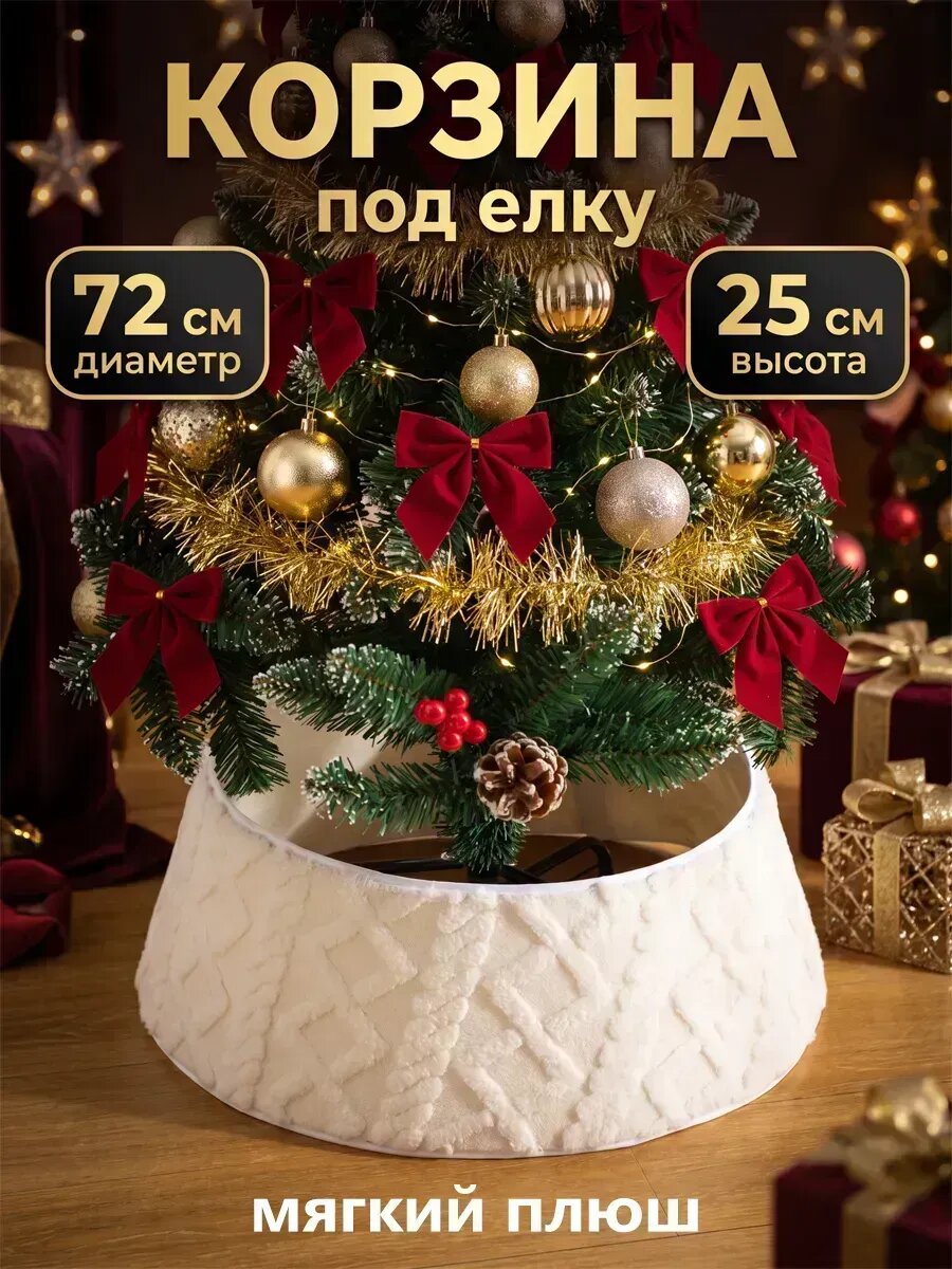 Гном новогодний под елку - игрушка декор 2ШТ