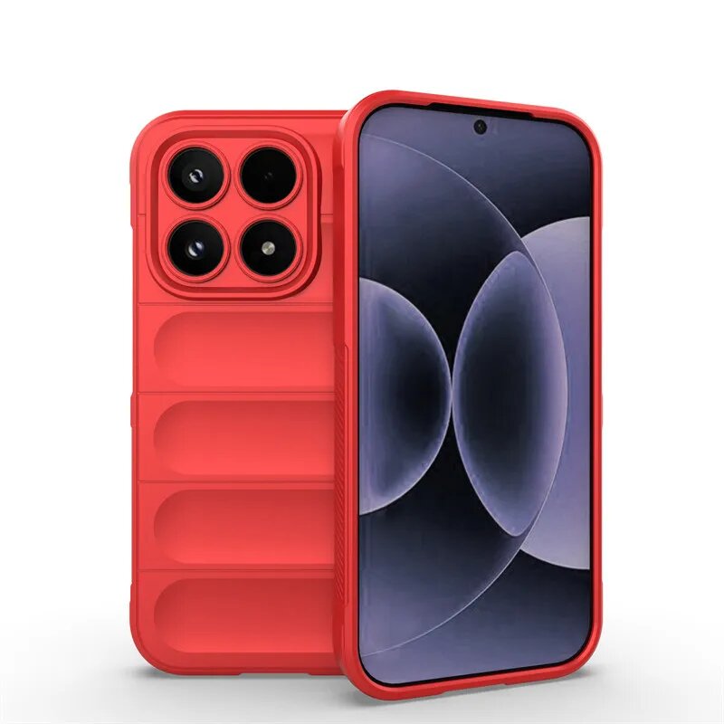 Красный противоударный чехол для Xiaomi 17