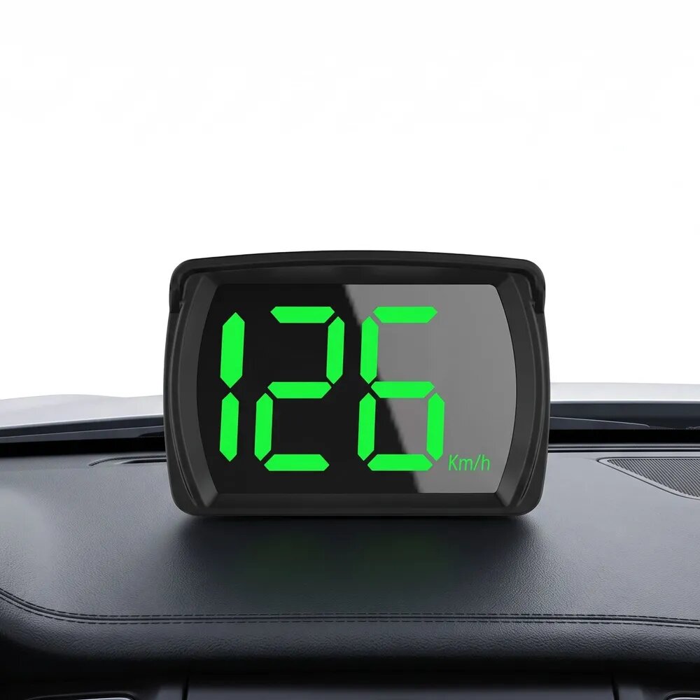 GPS-навигатор с HUD-дисплеем для автомобиля, чёрный, отображение скорости в км/ч
