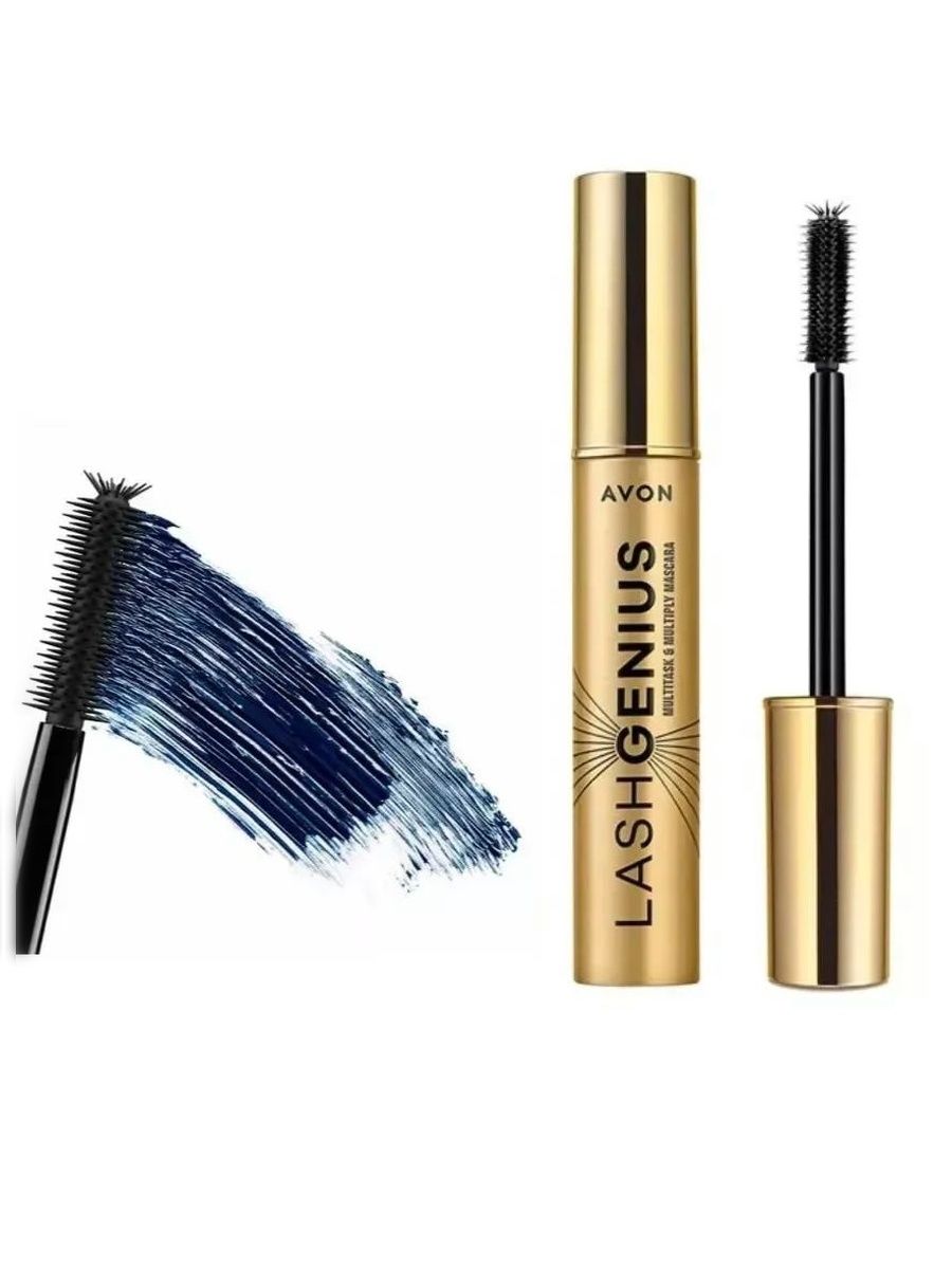 AVON Тушь для ресниц 5 в1 last genius "Синий" 10 мл